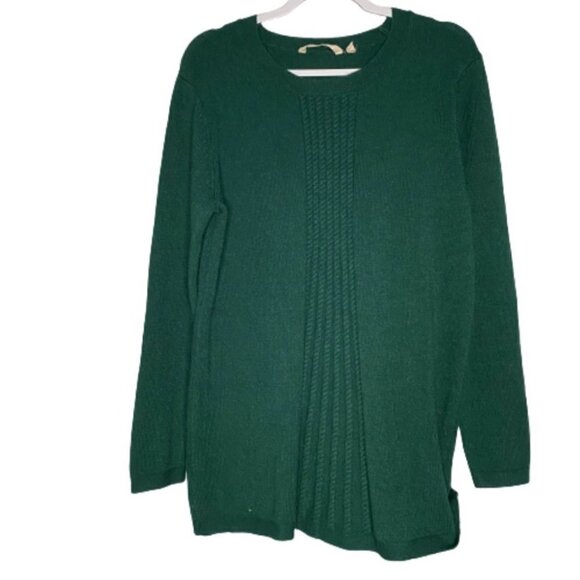 Soft Surroundings Green Priscilla Sweater - Picture 1 of 6